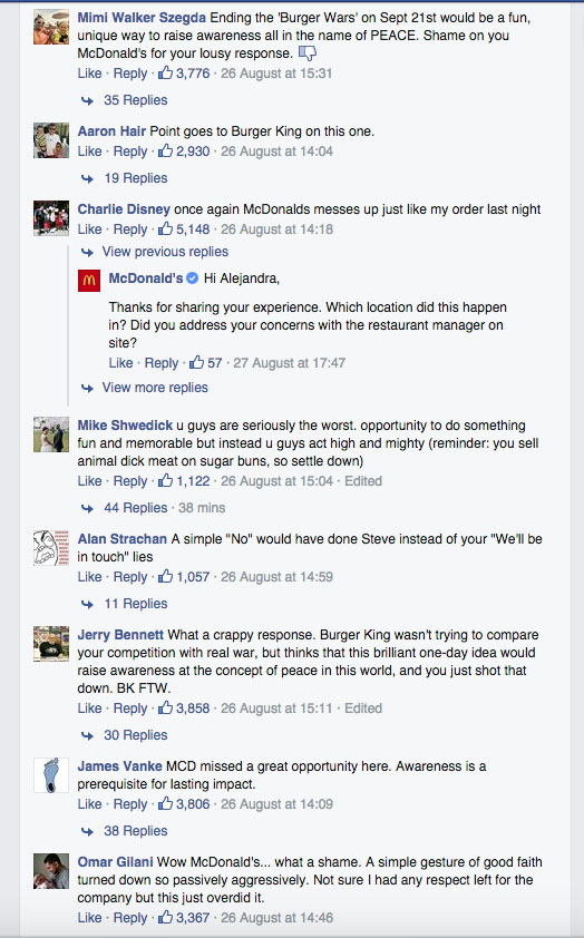 McWhopper - McDonald's response